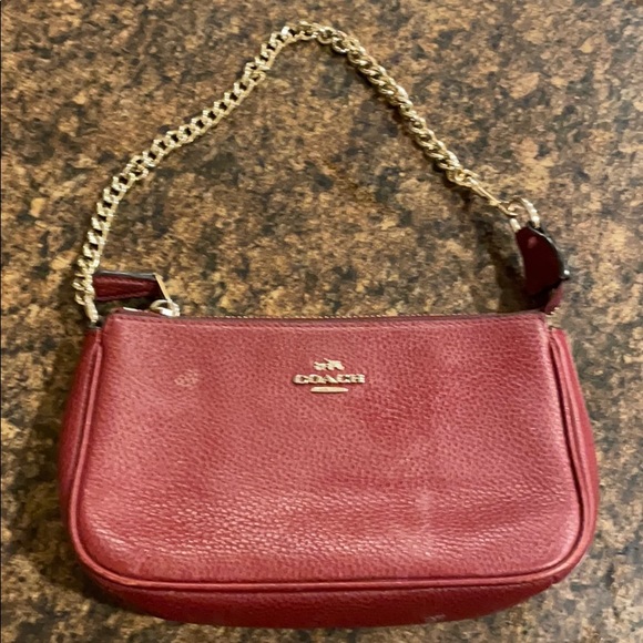 Coach small red purse